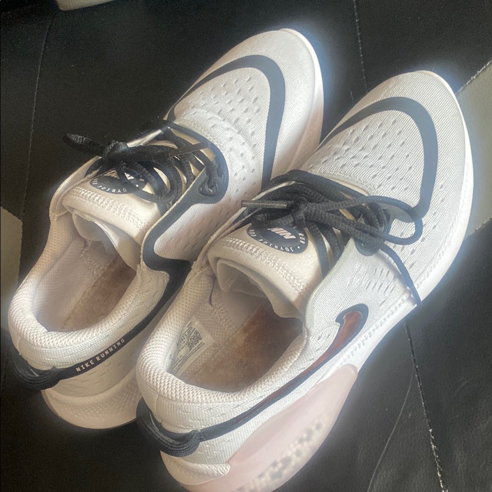 Nike White and Black Athletic Shoes